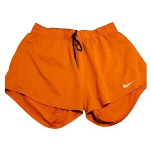Nike Dri-fit Women's Orange Athletic Shorts